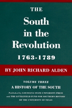 The South in the Revolution, 1763-1789 - Cover