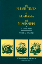 The Flush Times of Alabama and Mississippi - Cover