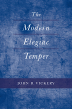 The Modern Elegiac Temper - Cover