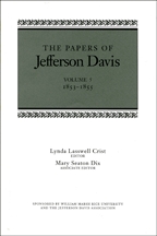 The Papers of Jefferson Davis - Cover